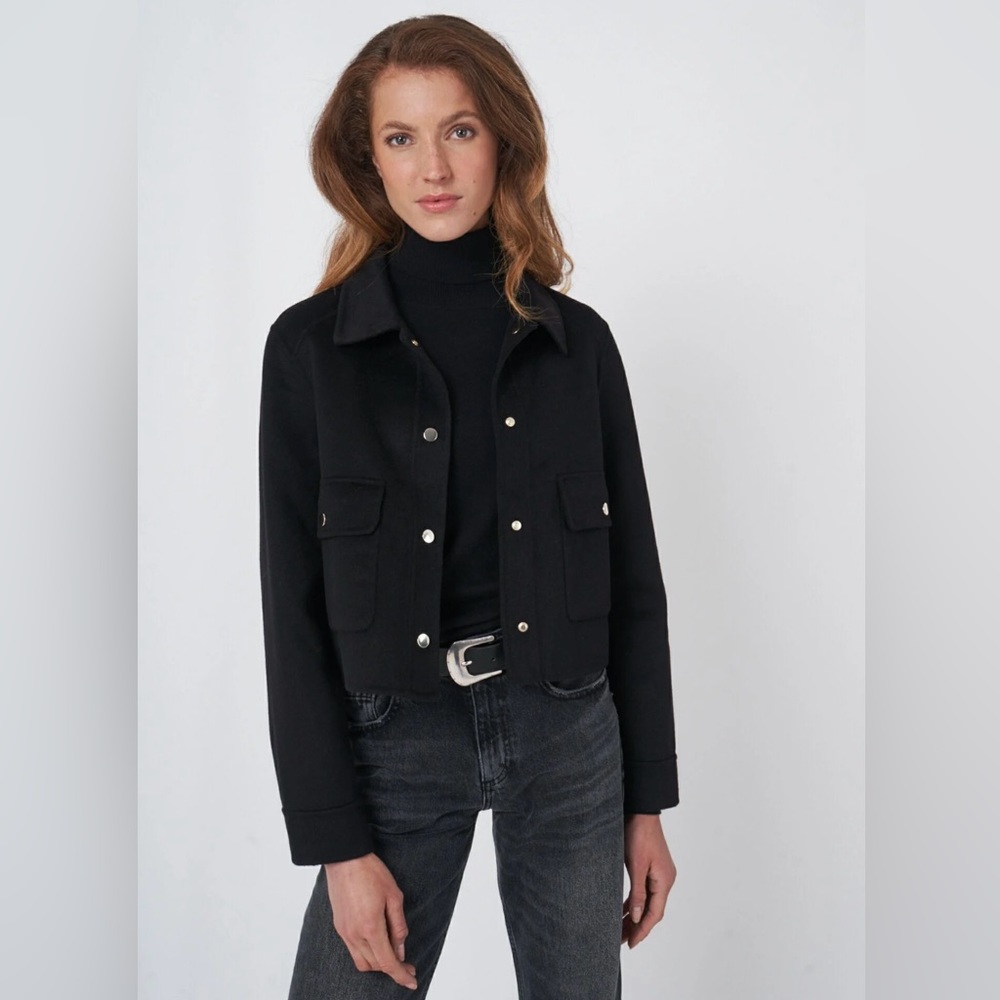 🌮NWT BLASHE Cropped Jacket with Snap Buttons, Medium